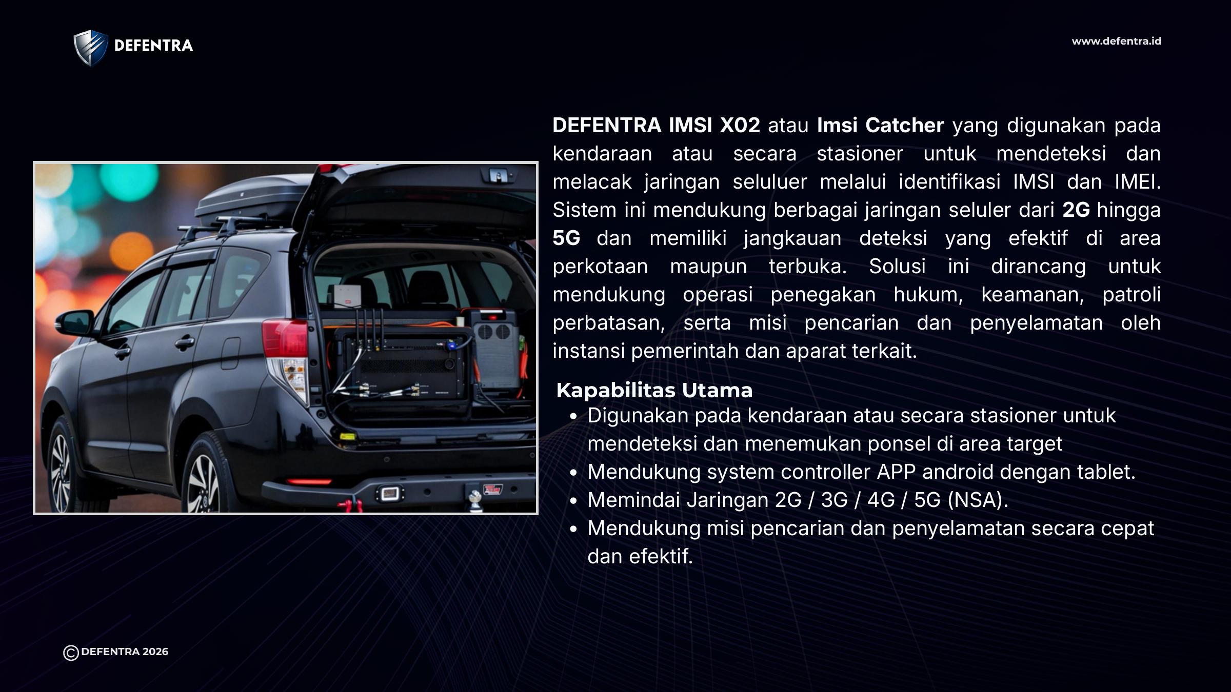DEFENTRA IMSI X02