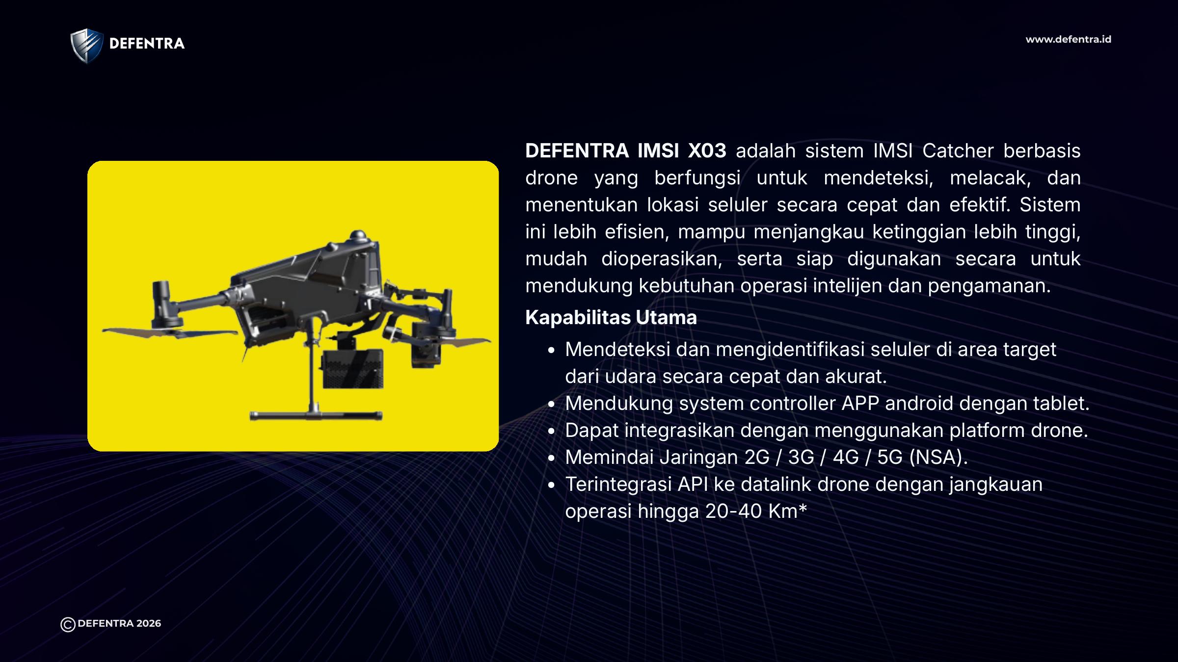 DEFENTRA IMSI X03